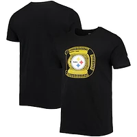 Men's New Era Black Pittsburgh Steelers Stadium T-Shirt