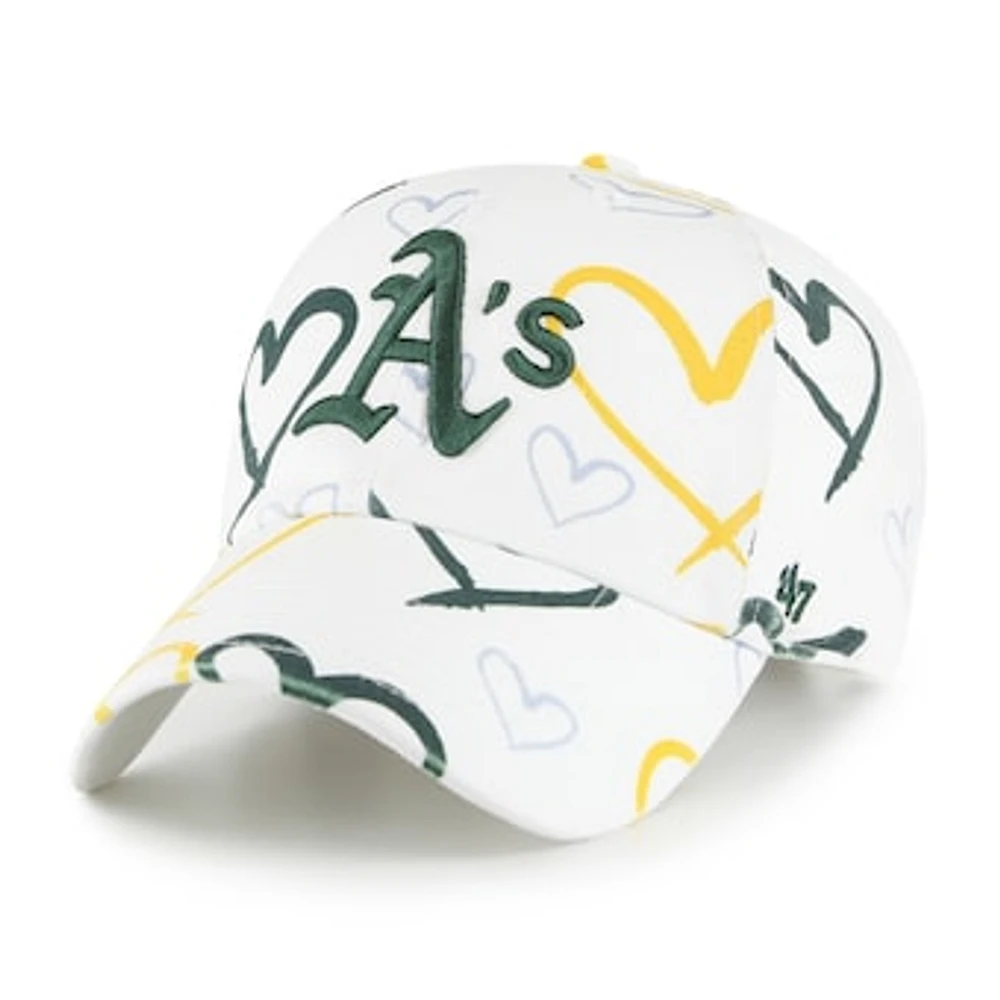 Youth '47 White Athletics Adore Clean Up Adjustable Hat