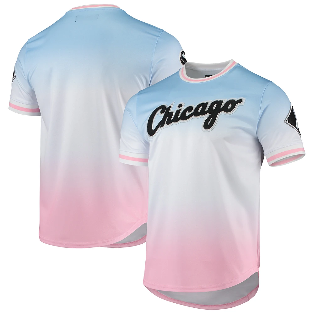 Men's Pro Standard Blue/Pink Chicago White Sox Ombre T-Shirt