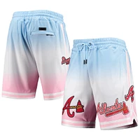 Men's Pro Standard Blue/Pink Atlanta Braves Team Logo Ombre Shorts