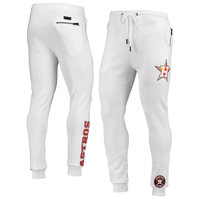 Men's Pro Standard White Houston Astros Team Logo Jogger Pants