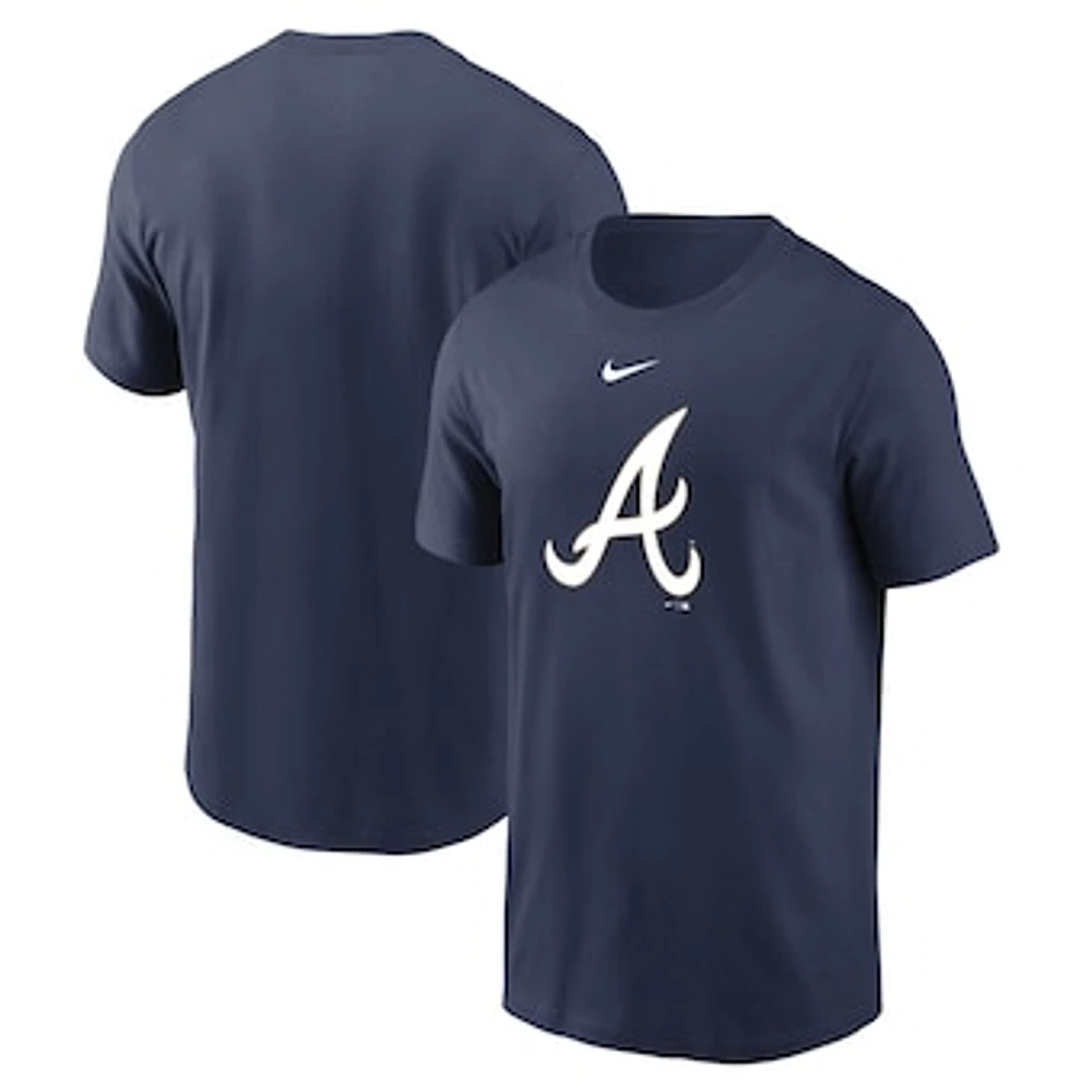 Men's Nike Navy Atlanta Braves 2022 Gold Program Logo T-Shirt