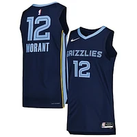 Men's Nike Ja Morant Navy Memphis Grizzlies Authentic Jersey - Icon Edition