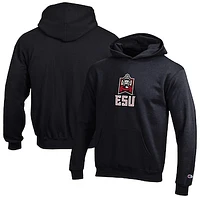 Youth Champion Black East Stroudsburg Warriors Eco Powerblend Pullover Hoodie