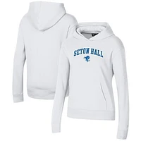 Women's Under Armour White Seton Hall Pirates All Day Pullover Hoodie