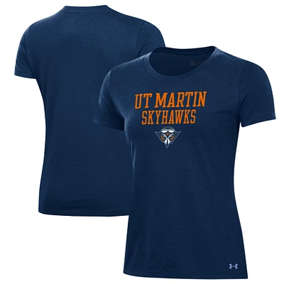 Women's Under Armour Navy Tennessee-Martin Skyhawks Performance T-Shirt