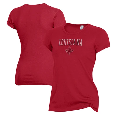 Women's Alternative Apparel Cardinal Louisiana Ragin' Cajuns Keepsake T-Shirt