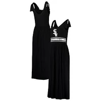 Women's G-III 4Her by Carl Banks Black Chicago White Sox Game Over Maxi Dress