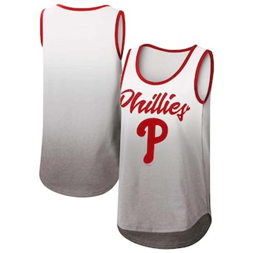 Women's G-III 4Her by Carl Banks White Philadelphia Phillies Logo Opening Day Tank Top