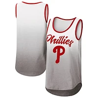 Women's G-III 4Her by Carl Banks White Philadelphia Phillies Logo Opening Day Tank Top