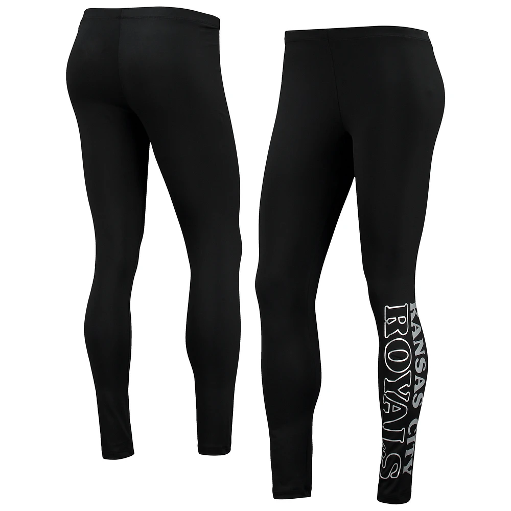 Women's G-III 4Her by Carl Banks Black Kansas City Royals Stadium Lightweight Leggings