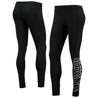 Women's G-III 4Her by Carl Banks Black Kansas City Royals Stadium Lightweight Leggings