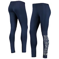 Women's G-III 4Her by Carl Banks Navy Milwaukee Brewers Stadium Lightweight Leggings