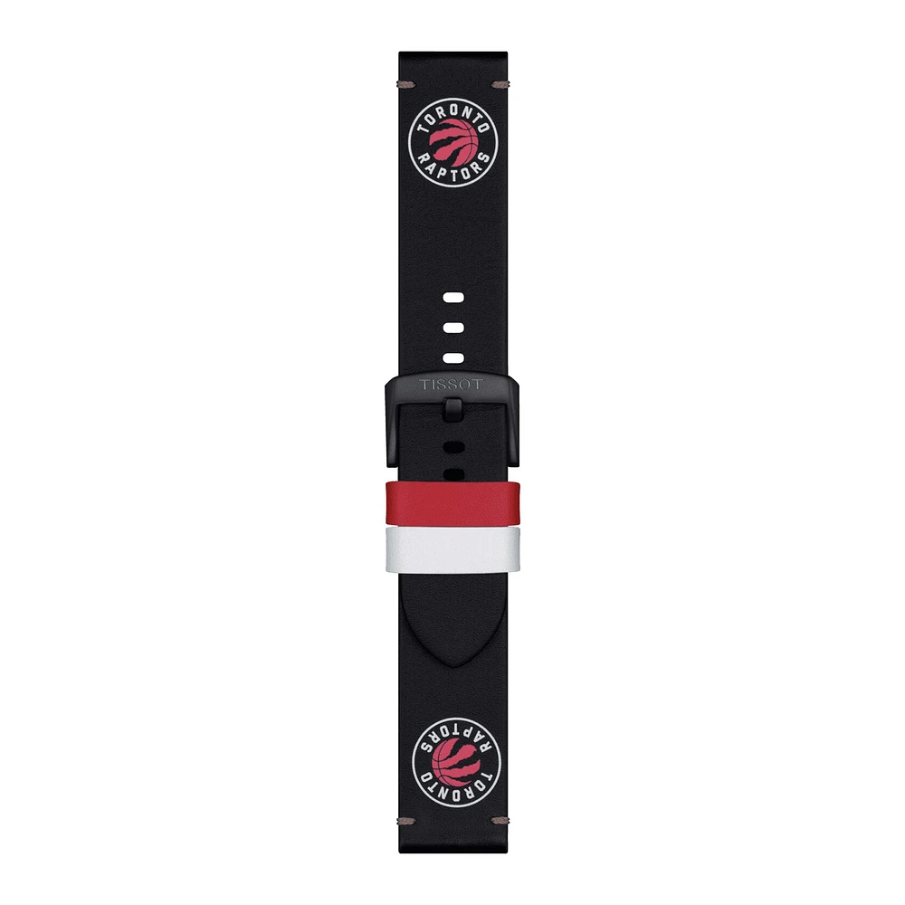 Tissot Black Toronto Raptors Official Leather Watch Strap