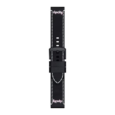 Tissot Black Portland Trail Blazers Official Leather Watch Strap