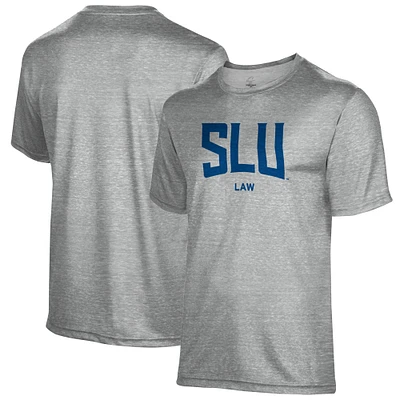 Men's Gray Saint Louis Billikens Law Name Drop T-Shirt