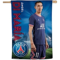 WinCraft Angel Di Maria Paris Saint-Germain 28'' x 40'' One-Sided Vertical Banner