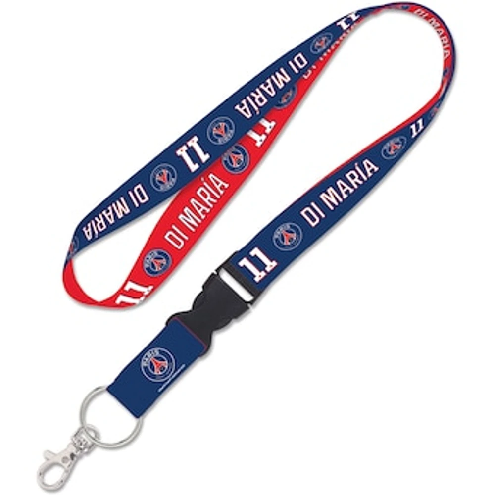 WinCraft Angel Di Maria Paris Saint-Germain 1" Player Detachable Buckle Lanyard