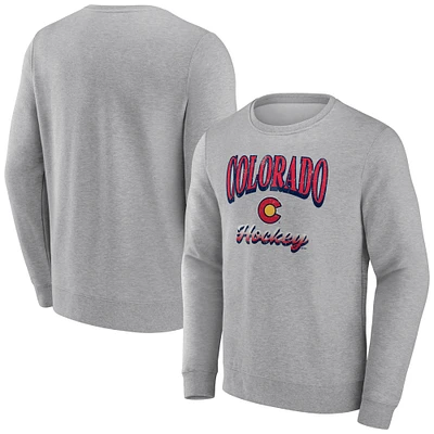 Men's Fanatics Heather Gray Colorado Avalanche Special Edition 2.0 Pullover Sweatshirt