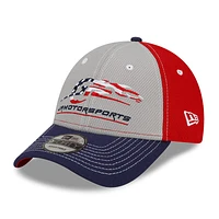 Men's New Era Red/Gray JR Motorsports Snapback Adjustable Hat