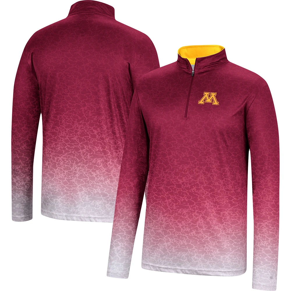 Men's Colosseum Maroon Minnesota Golden Gophers Walter Quarter-Zip Windshirt