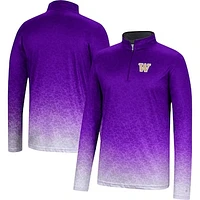 Men's Colosseum Purple Washington Huskies Walter Quarter-Zip Windshirt