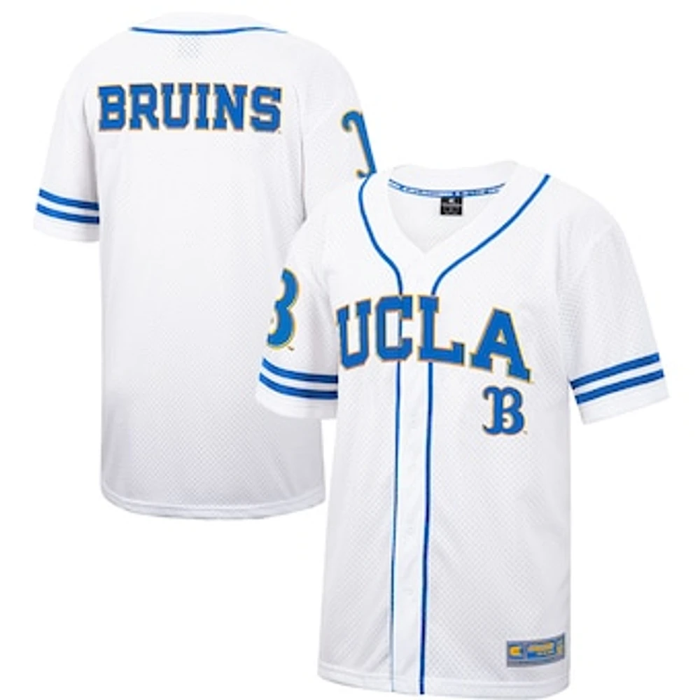 Men's Colosseum UCLA Bruins Free Spirited Mesh Button-Up Baseball Jersey