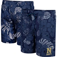 Men's Colosseum Navy Midshipmen The Dude Swim Shorts