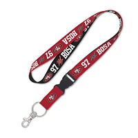 WinCraft Nick Bosa San Francisco 49ers Buckle Player - Lanyard