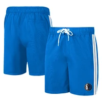 Men's G-III Sports by Carl Banks Blue Dallas Mavericks Sand Beach Volley Swim Shorts