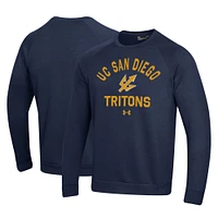 Men's Under Armour Navy UC San Diego Tritons All Day Fleece Pullover Sweatshirt