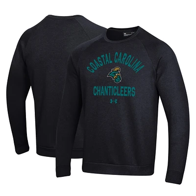 Men's Under Armour Black Coastal Carolina Chanticleers All Day Fleece Pullover Sweatshirt