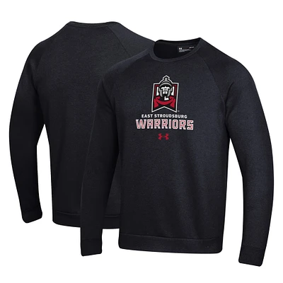 Men's Under Armour Black East Stroudsburg Warriors All Day Fleece Pullover Sweatshirt