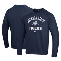 Men's Under Armour Navy Jackson State Tigers All Day Fleece Pullover Sweatshirt
