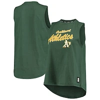 Women's DKNY Sport Green Oakland Athletics Marcie Tank Top