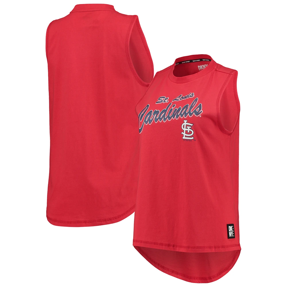 Women's DKNY Sport Red St. Louis Cardinals Marcie Tank Top