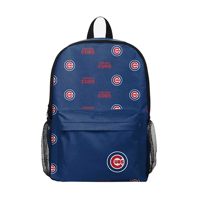 FOCO Chicago Cubs Repeat Logo Backpack