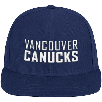 Men's adidas Blue Vancouver Canucks Team - Snapback Hat