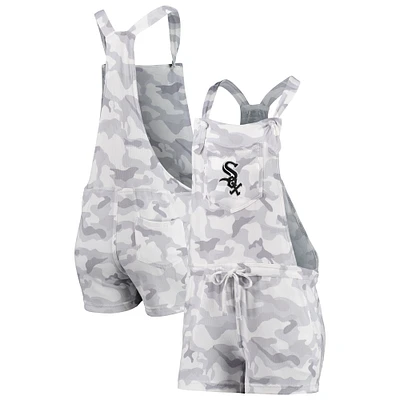 Women's Concepts Sport Gray Chicago White Sox Camo Romper Overalls