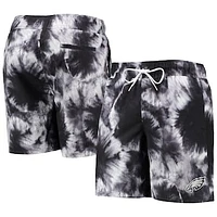 Men's G-III Sports by Carl Banks Black Philadelphia Eagles Splash Volley Swim Shorts