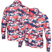 Men's Red Minnesota Twins Digital Camo Performance Quarter-Zip Pullover Jacket