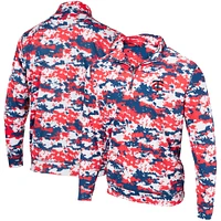 Men's Red Minnesota Twins Digital Camo Performance Quarter-Zip Pullover Jacket