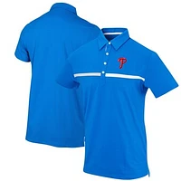 Men's Royal Philadelphia Phillies Color Blocked Stretch Polo