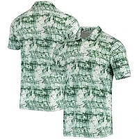Men's Antigua Green Athletics Vivid Polo