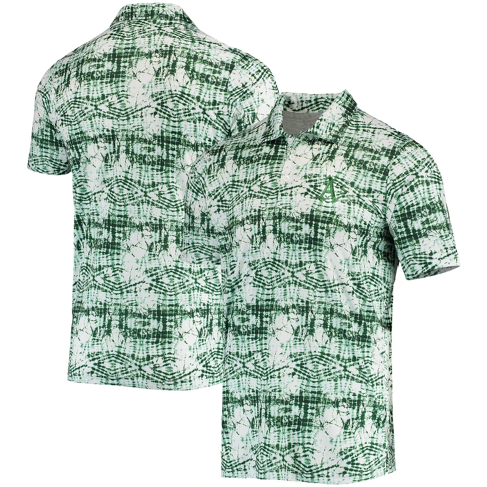 Men's Antigua Green Athletics Vivid Polo