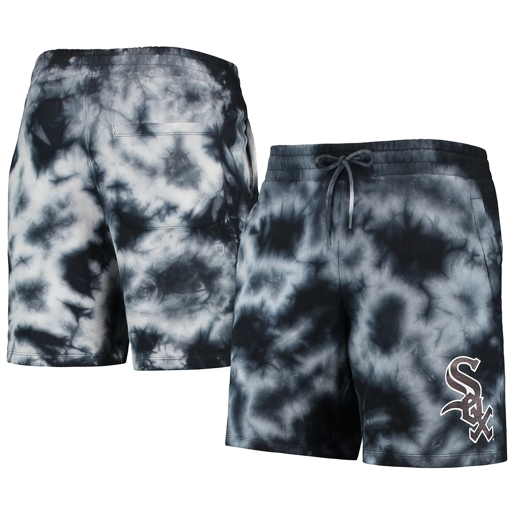 Men's New Era Black Chicago White Sox Team Dye Shorts