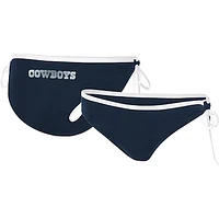 Women's G-III 4Her by Carl Banks Black Dallas Cowboys Logo Perfect Match - Bikini Bottom