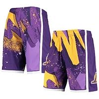 Men's Mitchell & Ness Purple Los Angeles Lakers Hardwood Classics 2009 Hyper Hoops Swingman Shorts