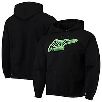 Men's Black Saskatchewan Rush Solid Pullover Hoodie