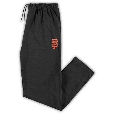 Men's Heathered Charcoal San Francisco Giants Big & Tall Pajama Pants